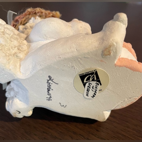 Dreamsicle Cherubic Figurine with Birthday Cake - Picture 5 of 5